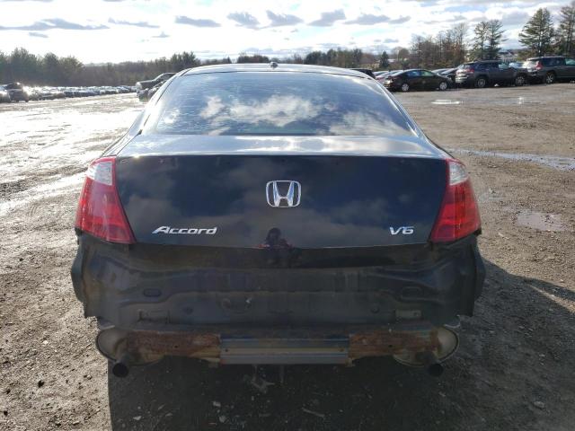 1HGCS22818A009965 - 2008 HONDA ACCORD EXL BLACK photo 6