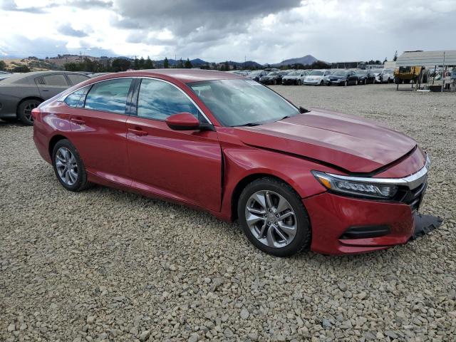 1HGCV1F14JA000293 - 2018 HONDA ACCORD LX Bordo foto 4