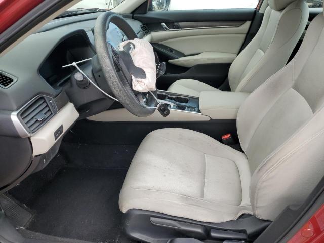 1HGCV1F14JA000293 - 2018 HONDA ACCORD LX Bordo foto 7