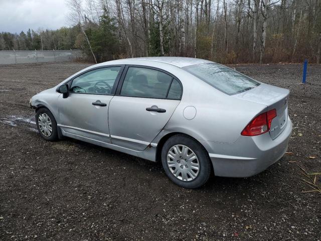 2HGFA16386H033008 - 2006 HONDA CIVIC DX VP Արծաթագույն լուսանկար 2