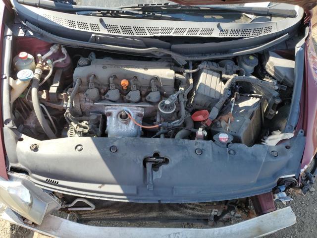 19XFA1F51BE025810 - 2011 HONDA CIVIC LX MAROON photo 11