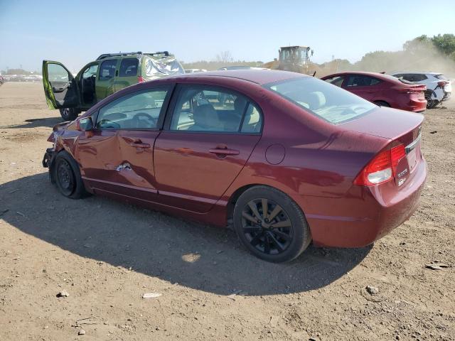 19XFA1F51BE025810 - 2011 HONDA CIVIC LX MAROON photo 2