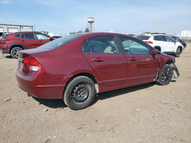 19XFA1F51BE025810 - 2011 HONDA CIVIC LX MAROON photo 3
