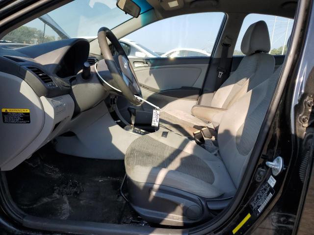 KMHCT4AE4HU311758 - 2017 HYUNDAI ACCENT SE BLACK photo 7