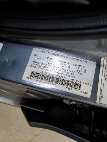 JM1BL1UFXC1523576 - 2012 MAZDA 3 I CHARCOAL photo 12