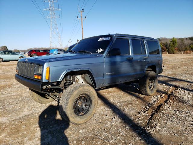 1J4FF28S5XL620629 - 1999 JEEP CHEROKEE SE BLUE photo 1