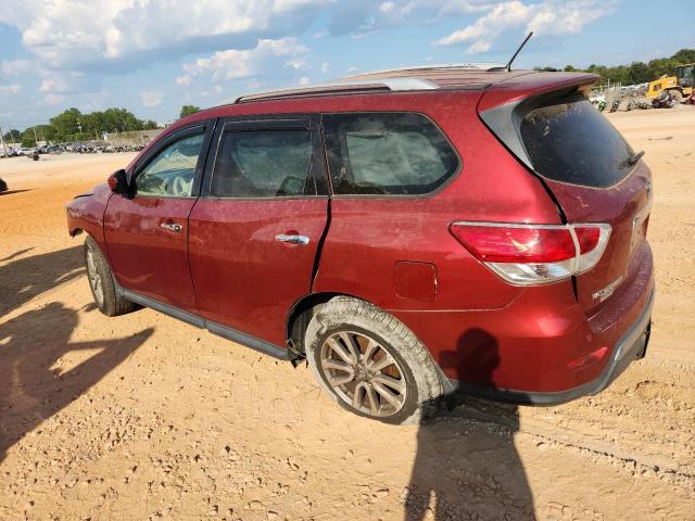 5N1AR2MN7EC698104 - 2014 NISSAN PATHFINDER S RED photo 2