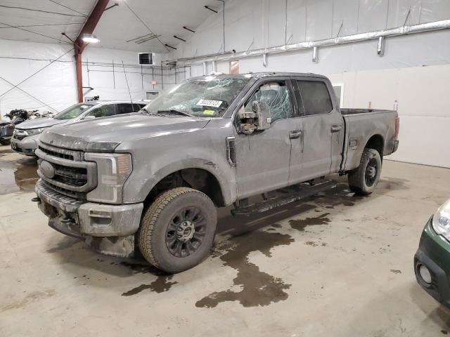 1FT8W3BNXNEG28721 - 2022 FORD F350 SUPER DUTY GRAY photo 1