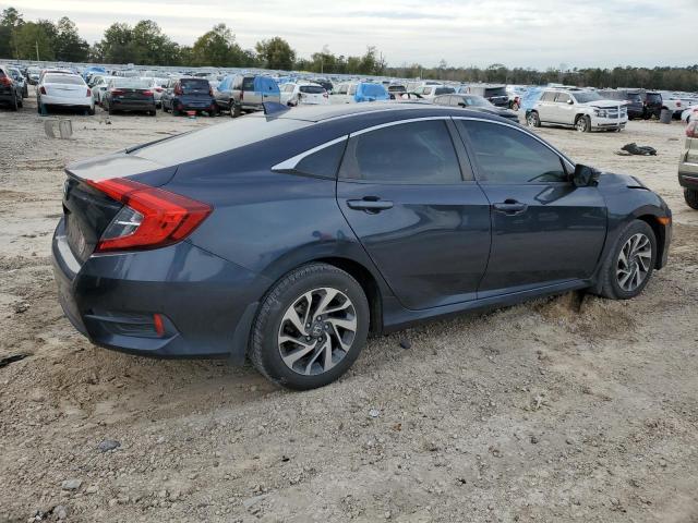 2HGFC2F74JH589392 - 2018 HONDA CIVIC EX BLUE photo 3