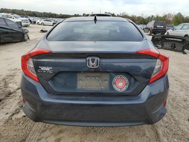 2HGFC2F74JH589392 - 2018 HONDA CIVIC EX BLUE photo 6