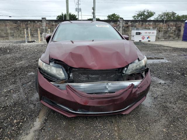 19XFB2F54FE026569 - 2015 HONDA CIVIC LX BURGUNDY photo 5