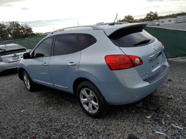 JN8AS5MT8BW151785 - 2011 NISSAN ROGUE S BLUE photo 2