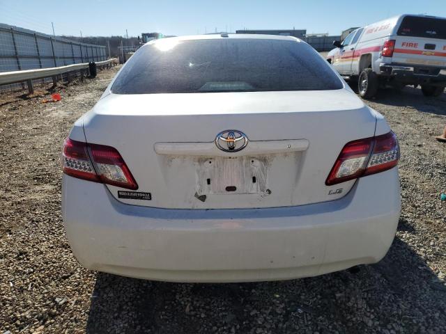 4T1BF3EK9AU556638 - 2010 TOYOTA CAMRY BASE WHITE photo 6