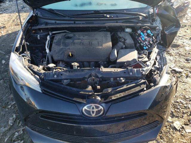 2T1BURHE7JC005480 - 2018 TOYOTA COROLLA L BLACK photo 11