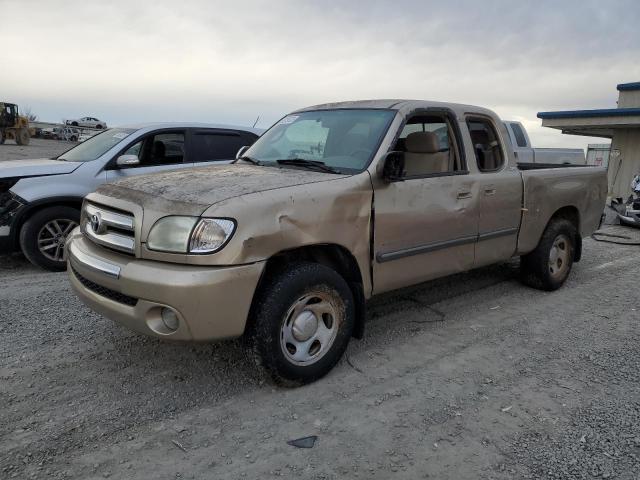 5TBRN341X3S408139 - 2003 TOYOTA TUNDRA ACCESS CAB SR5 BEIGE photo 1