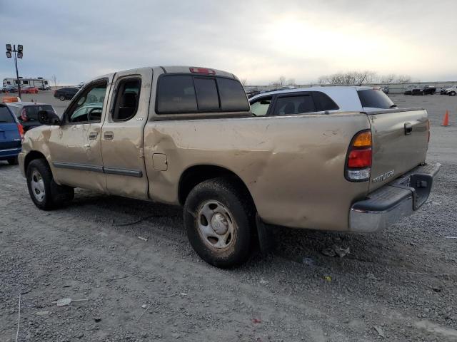 5TBRN341X3S408139 - 2003 TOYOTA TUNDRA ACCESS CAB SR5 BEIGE photo 2