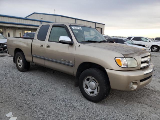 5TBRN341X3S408139 - 2003 TOYOTA TUNDRA ACCESS CAB SR5 BEIGE photo 4