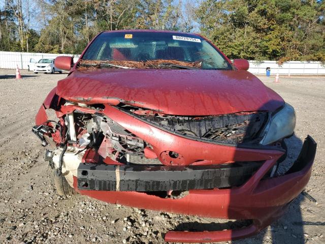 2T1BU4EE9BC608942 - 2011 TOYOTA COROLLA BASE RED photo 5