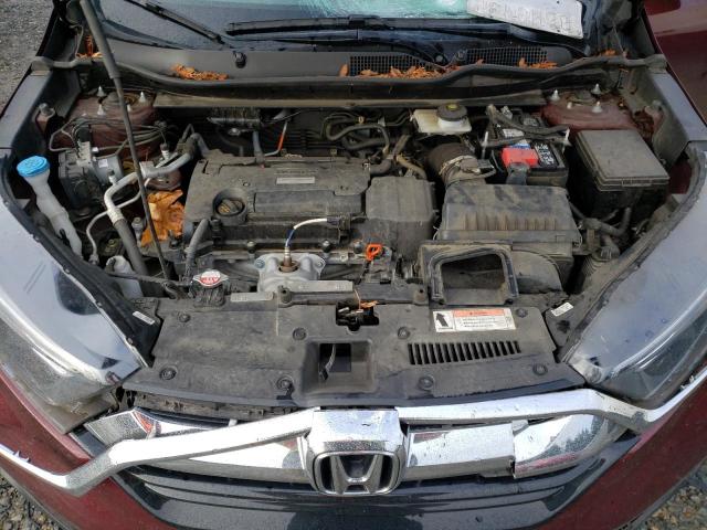 2HKRW6H3XJH230205 - 2018 HONDA CR-V LX მუქწითელი ფოტო 12