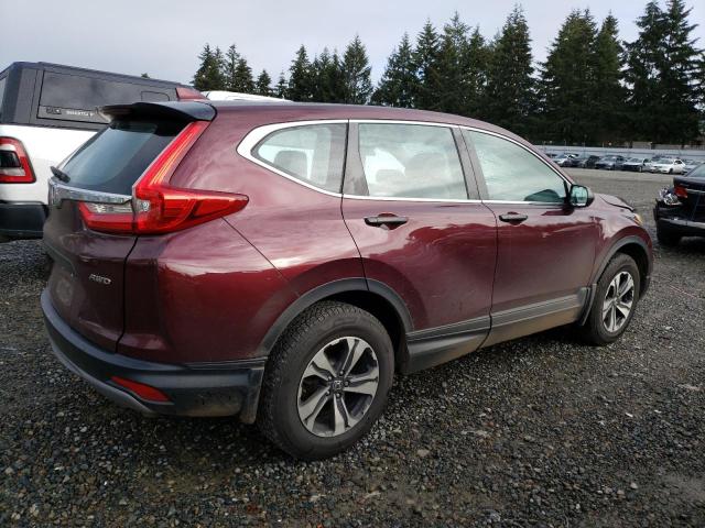 2HKRW6H3XJH230205 - 2018 HONDA CR-V LX მუქწითელი ფოტო 3