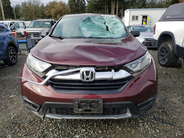2HKRW6H3XJH230205 - 2018 HONDA CR-V LX მუქწითელი ფოტო 5