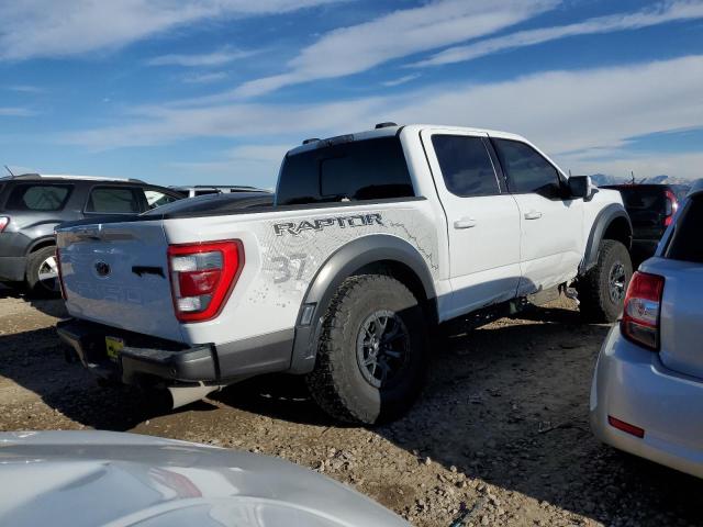 1FTFW1RGXNFC44967 - 2022 FORD F150 RAPTOR WHITE photo 3