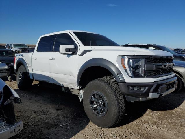 1FTFW1RGXNFC44967 - 2022 FORD F150 RAPTOR WHITE photo 4