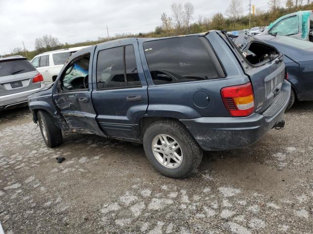 1J4GW48S74C245824 - 2004 JEEP GRAND CHER LAREDO BLUE photo 2