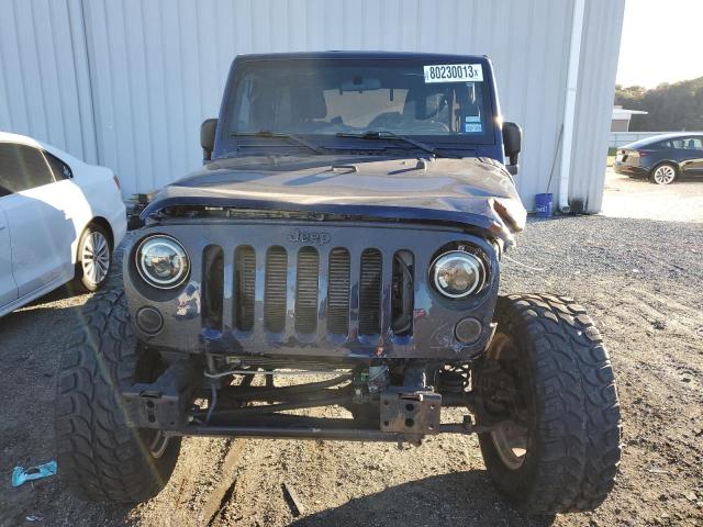 1C4BJWDG2DL527090 - 2013 JEEP WRANGLER U SPORT BLUE photo 5