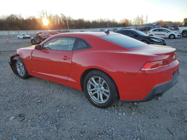 2G1FA1E31E9141794 - 2014 CHEVROLET CAMARO LS RED photo 2