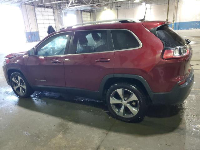 1C4PJLDB6KD346364 - 2019 JEEP CHEROKEE LIMITED RED photo 2