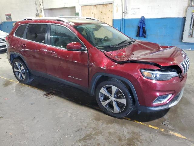 1C4PJLDB6KD346364 - 2019 JEEP CHEROKEE LIMITED RED photo 4