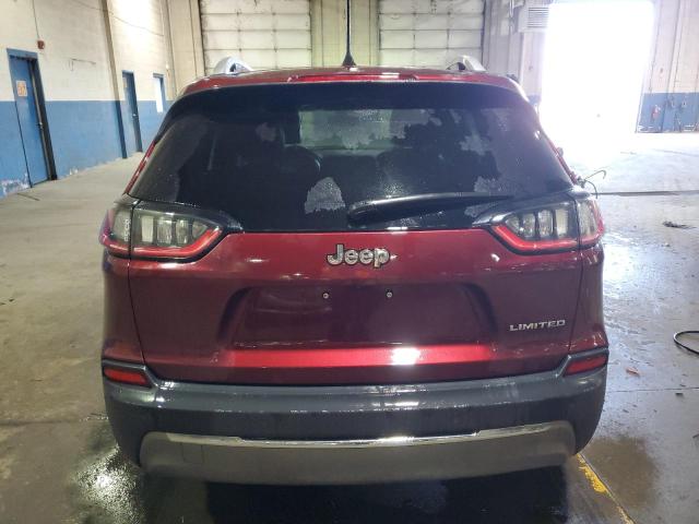 1C4PJLDB6KD346364 - 2019 JEEP CHEROKEE LIMITED RED photo 6