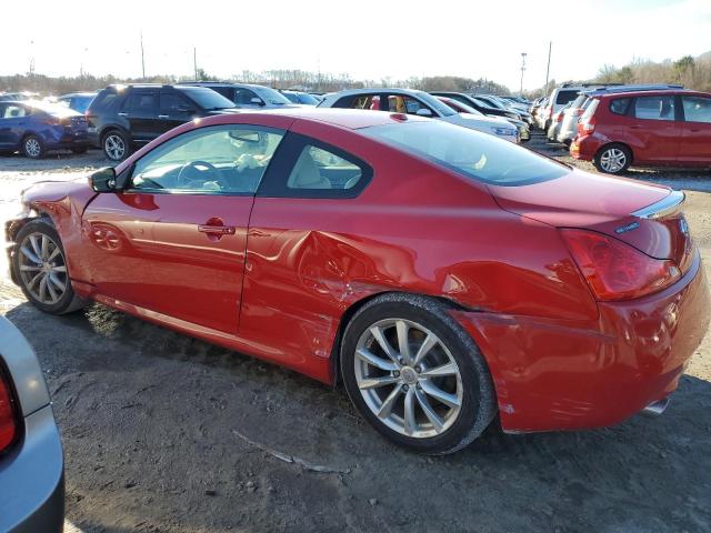 JN1CV6EL8CM473388 - 2012 INFINITI G37 RED photo 2