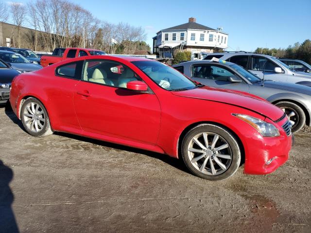 JN1CV6EL8CM473388 - 2012 INFINITI G37 RED photo 4