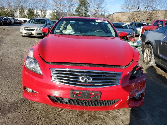 JN1CV6EL8CM473388 - 2012 INFINITI G37 RED photo 5