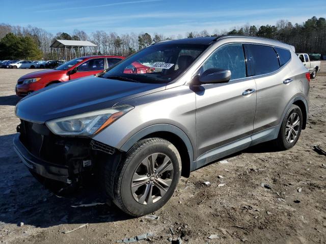 5XYZUDLB1DG044637 - 2013 HYUNDAI SANTA FE S GRAY photo 1