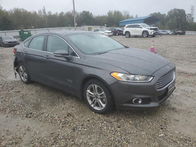 3FA6P0SU8FR190764 - 2015 FORD FUSION TITANIUM PHEV GRAY photo 4