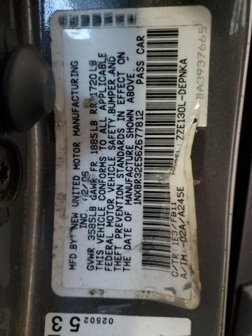 1NXBR32E56Z677812 - 2006 TOYOTA COROLLA CE GRAY photo 12