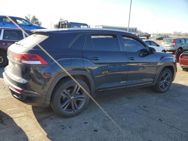 1V2PE2CA7MC231206 - 2021 VOLKSWAGEN ATLAS CROS SE შავი ფოტო 3