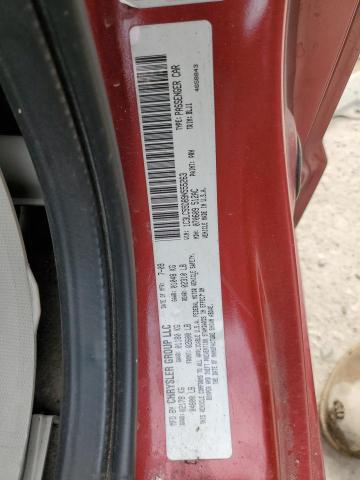 1C3LC55D89N555263 - 2009 CHRYSLER SEBRING TOURING RED photo 13