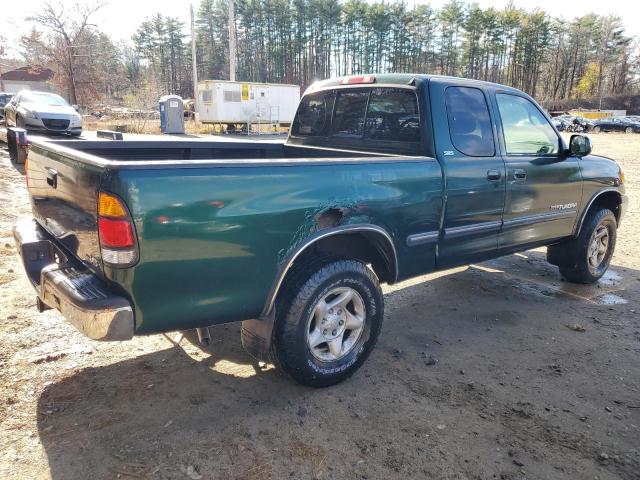 5TBRT34121S142098 - 2001 TOYOTA TUNDRA ACCESS CAB მწვანე ფოტო 3