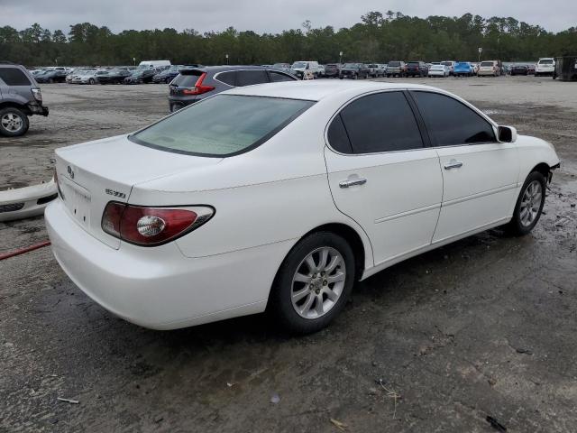 JTHBF30GX30140226 - 2003 LEXUS ES 300 WHITE photo 3