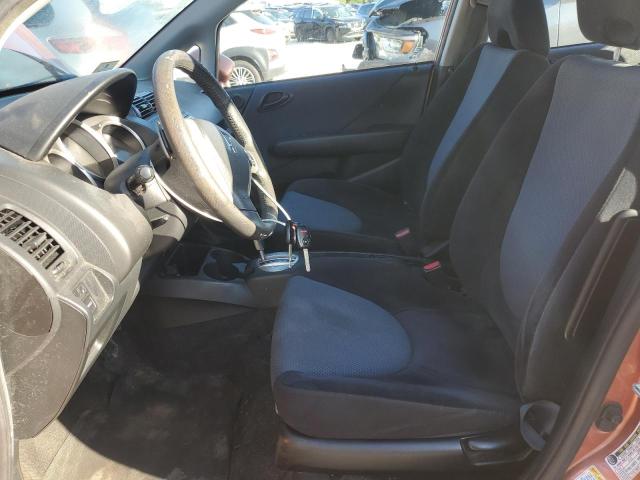 JHMGD38647S047204 - 2007 HONDA FIT S ORANGE photo 7