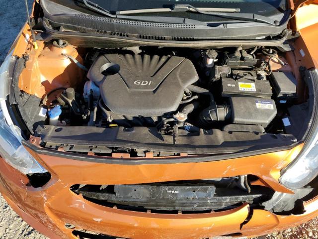 KMHCT5AE4GU278801 - 2016 HYUNDAI ACCENT SE ORANGE photo 11