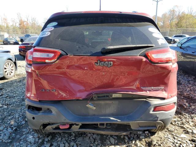1C4PJMBS3EW189717 - 2014 JEEP CHEROKEE TRAILHAWK 红色 照片 6
