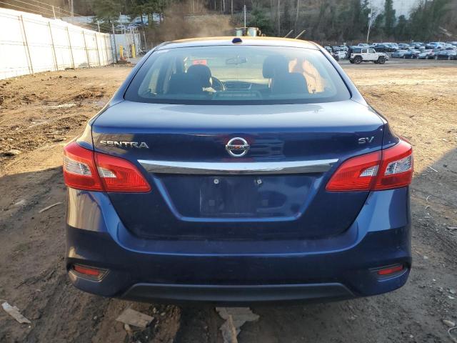 3N1AB7APXKY323387 - 2019 NISSAN SENTRA S BLUE photo 6