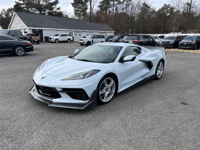 1G1YB2D4XM5105071 - 2021 CHEVROLET CORVETTE STINGRAY 2LT WHITE photo 1