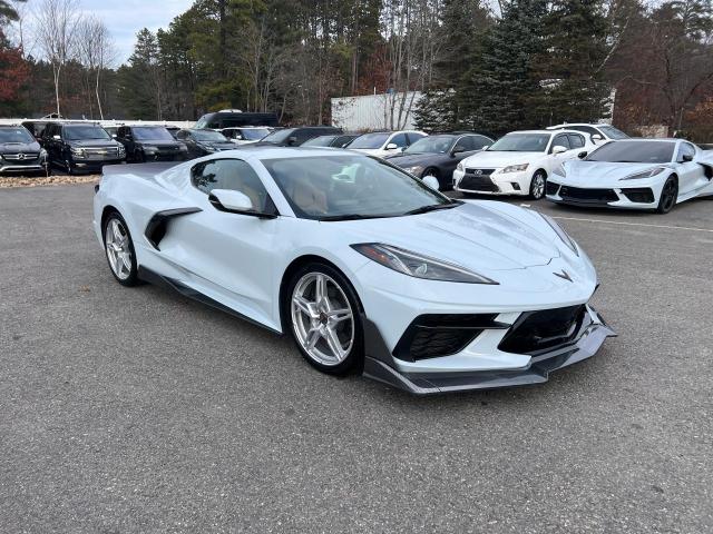 1G1YB2D4XM5105071 - 2021 CHEVROLET CORVETTE STINGRAY 2LT WHITE photo 2