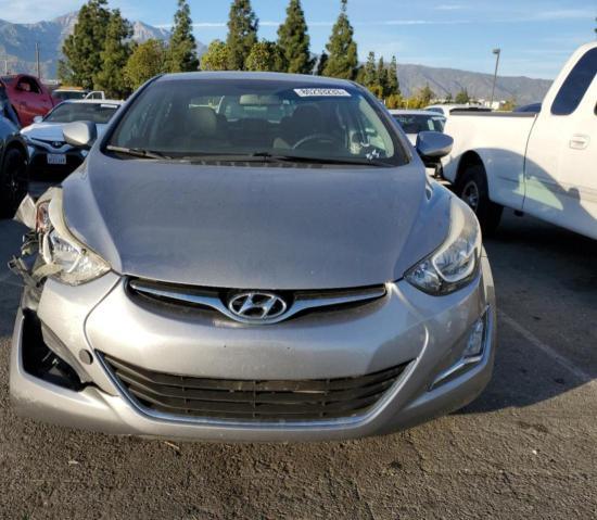 KMHDH4AE6GU481687 - 2016 HYUNDAI ELANTRA SE SILVER photo 5